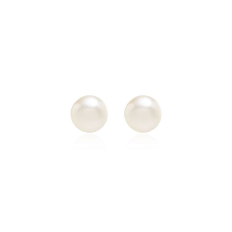 Kit-com-2-Pares-de-Brincos-de-Perola-Shell--12mm-e-8mm---Banho-de-Ouro-18k