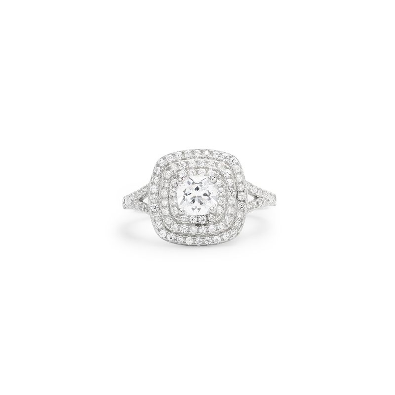 Anel-com-Zirconia-Branca-Quadrada-e-Bordas---Prata-925