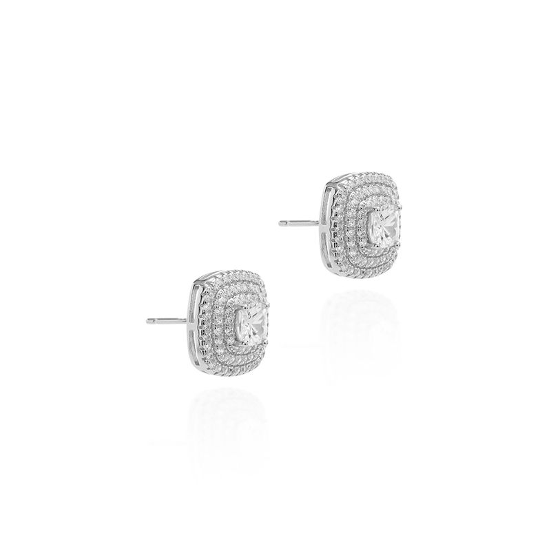 Brinco-com-Zirconia-Branca-Quadrada-com-Bordas---Prata-925