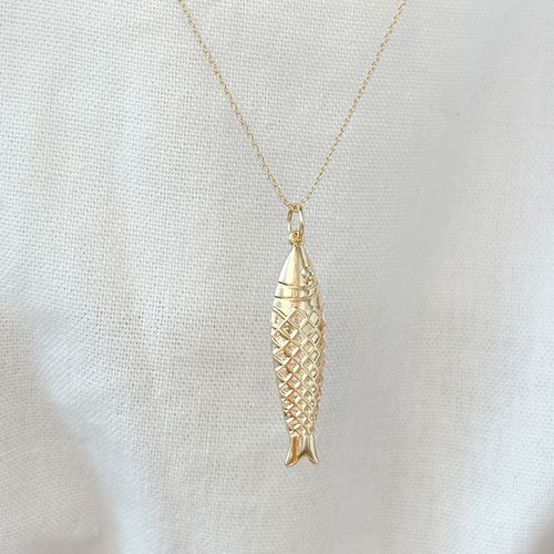 Colar Le Sardine com Zircônias Brancas 57cm - Banho de Ouro 18k