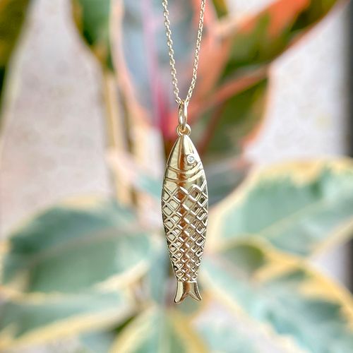 Colar Le Sardine com Zircônias Brancas 57cm - Banho de Ouro 18k